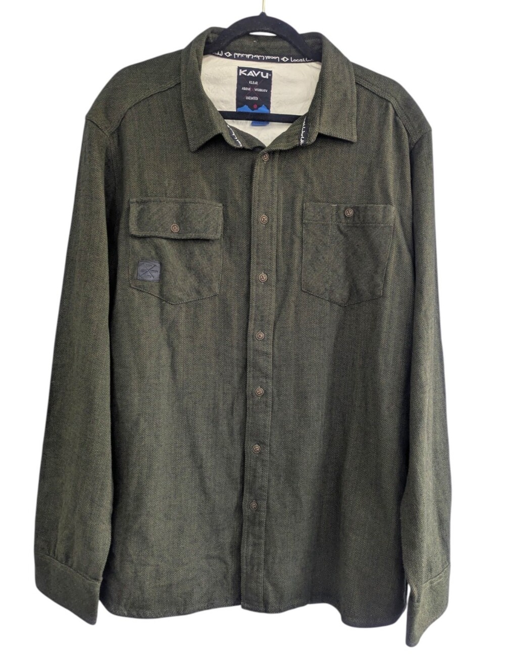 Kavu Green Pine Langley Flannel